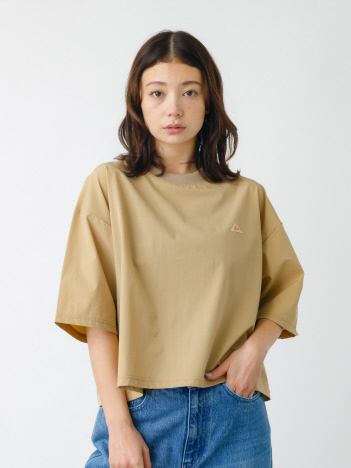 【KELTY/ケルティー】ラッシュコンフォートクロップドTシャツ　五分丈/速乾/ストレッチ伸縮性/UV PROTECT紫外線防止【WEB限定】