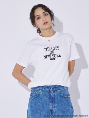 【GOOD ROCK SPEED/グッドロックスピード】NYC スクエアロゴ / 刺繍 / ロゴTシャツ【WEB限定】
