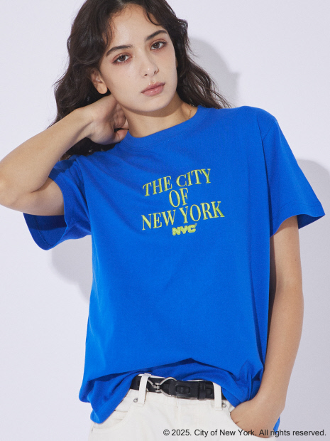 【GOOD ROCK SPEED/グッドロックスピード】NYC スクエアロゴ / 刺繍 / ロゴTシャツ【WEB限定】【予約】