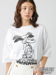 セレクト バイ アバハウス (レディース)
【JOHNBULL/ジョンブル】PEANUTS プリントTシャツ / スヌーピー / 半袖【WEB限定】