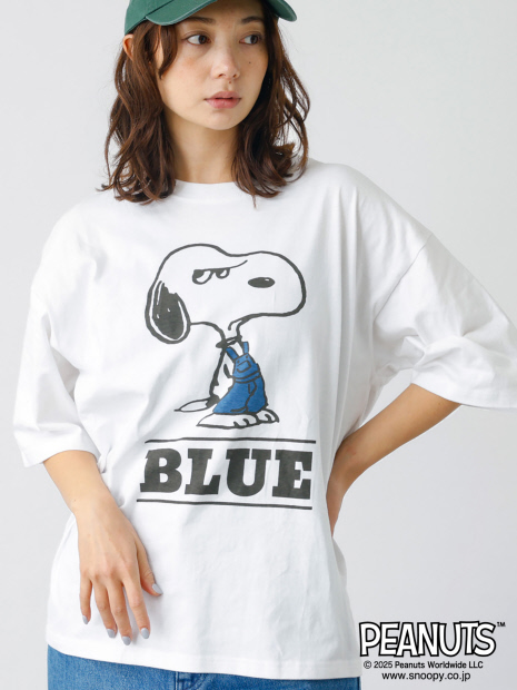 【JOHNBULL/ジョンブル】PEANUTS プリントTシャツ / スヌーピー / 半袖【WEB限定】