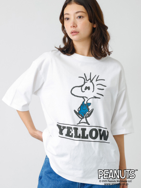 【JOHNBULL/ジョンブル】PEANUTS プリントTシャツ / スヌーピー / 半袖【WEB限定】