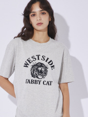 セレクト バイ アバハウス (レディース)
【MIXTA/ミクスタ】プリント Tシャツ / ロゴTシャツ / ねこ / 半袖【WEB限定】