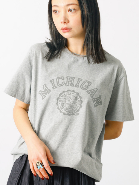 【REMI RELIEF / レミレリーフ】ロゴTシャツ / SP加工T(MICHIGAN)【WEB限定】【予約】