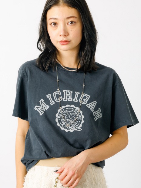 【REMI RELIEF / レミレリーフ】ロゴTシャツ / SP加工T(MICHIGAN)【WEB限定】【予約】