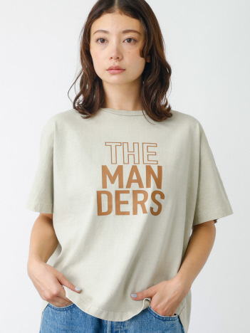 【MICA&DEAL】THE MANDERS Tシャツ　コットン/ロゴカットソー【WEB限定】