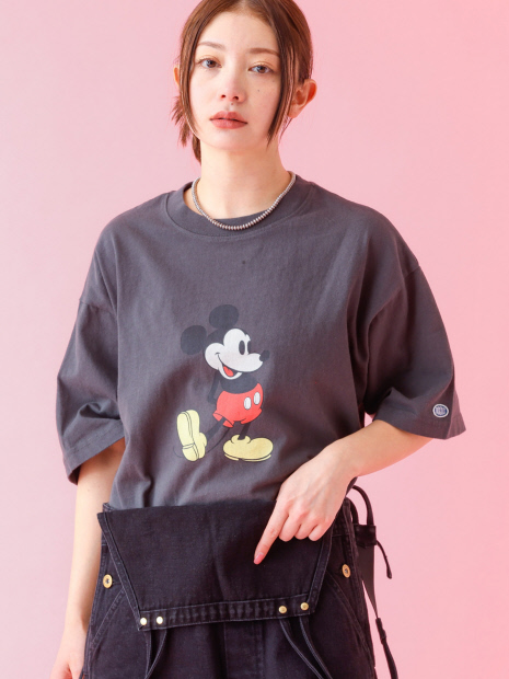 【DISCUS/ディスカス】DISCUS×Disneyコラボ Tシャツ　半袖/ディズニー/コラボ/ユニセックス【WEB限定】