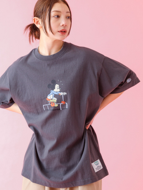 【DISCUS/ディスカス】DISCUS×Disneyコラボ Tシャツ　半袖/ディズニー/コラボ/ユニセックス【WEB限定】