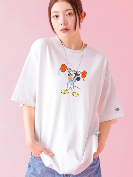 【DISCUS/ディスカス】DISCUS×Disneyコラボ Tシャツ　半袖/ディズニー/コラボ/ユニセックス【WEB限定】