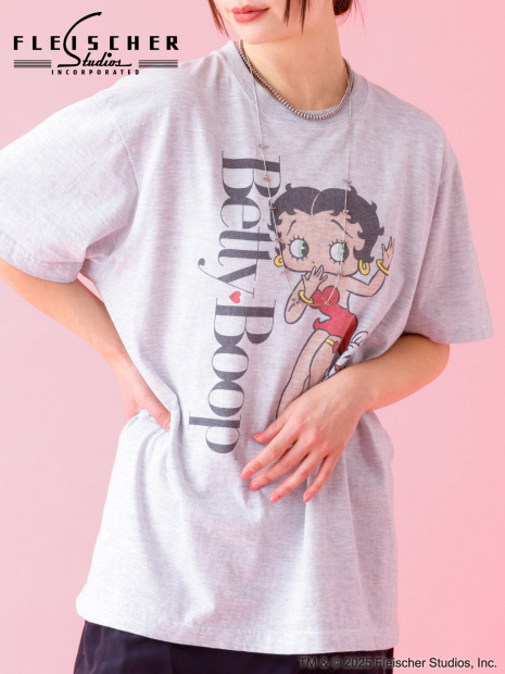 【GOOD ROCK SPEED/グッドロックスピード】プリントTシャツ / キャラTシャツ / BETTY BOOP™ / ベティー・ブープ™【WEB限定】【予約】