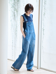 SELECT BY ABAHOUSE (Ladie's) - 【Healthy denim / ヘルシーデニム】Cauliflower / デニム サロペット / オーバーオール【予約】