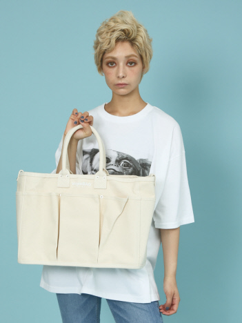 SELECT BY ABAHOUSE (Ladie's) - 【VegieBAG/ベジバッグ】LARGE / キャンバストートバッグ / 大容量（A4収納可能）【WEB限定】