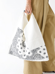 SELECT BY ABAHOUSE (Ladie's) - 【THRIFTY LOOK / スリフティールック】HAV-A-HANK TRIANGLE TOTE L / トライアングルトート / バンダナ / ユニセックス【WEB限定】【予約】