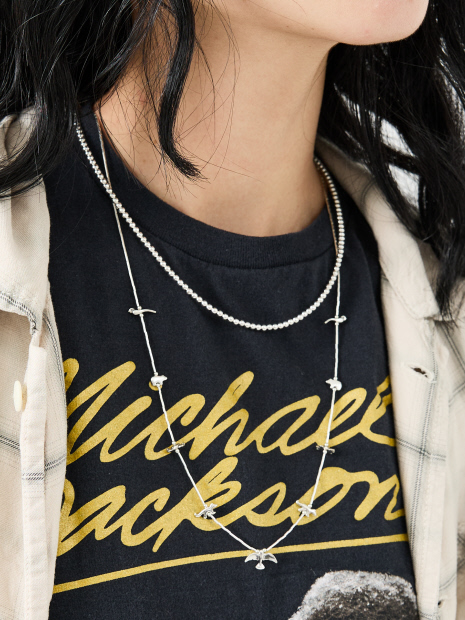 【Indian Jewelry / インディアンジュエリー】フェティッシュネックレス / シルバー / ユニセックス / 62cm