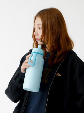 【b.box/ビーボックス】フリップトップボトル 1L（ステンレス製水筒）/Insulated Flip Top Bottle 1L/ドリンクボトル/水筒/ストロー式/ギフト/子供【WEB限定】