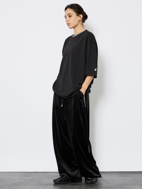 【JEMORGAN LONG JOHNS/ジェーイーモーガンロングジョーンズ】ラインクルーネックTシャツJF067-22S /Tシャツ/クルーネック/カノコ【WEB限定】
