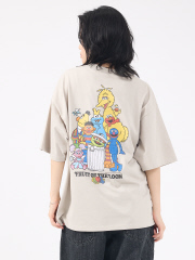 SELECT BY ABAHOUSE (MEN'S) - 【FRUIT OF THE LOOM/フルーツ オブ ザ ルーム】SESAME STREET meets FOTL Illust T-Shirt【予約】