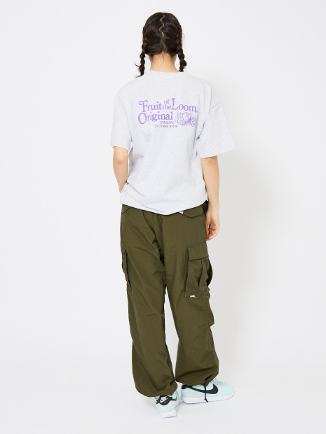 【FRUIT OF THE LOOM/フルーツ オブ ザ ルーム】Embroidery /Print T-Shirt /ワンポイント/刺繍 /半袖Tシャツ/ 81213400/8121350/