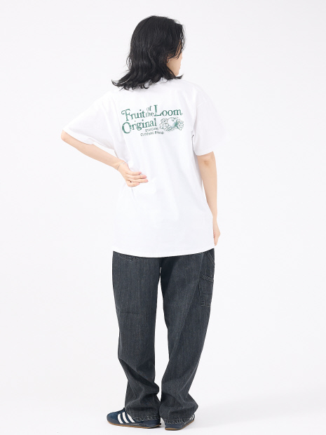 【FRUIT OF THE LOOM/フルーツ オブ ザ ルーム】Embroidery /Print T-Shirt /ワンポイント/刺繍 /半袖Tシャツ/ 81213400/8121350/【予約】