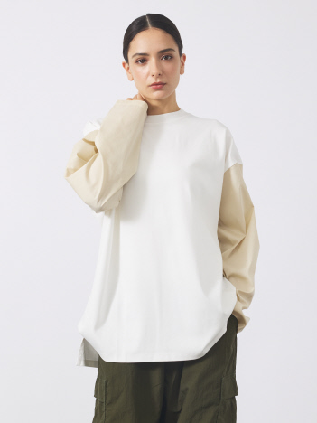 SELECT BY ABAHOUSE (MEN'S) - 【FORTUNA / フォルトゥナ】スリーブドッキング ロンT