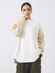 SELECT BY ABAHOUSE (MEN'S) - 【FORTUNA / フォルトゥナ】スリーブドッキング ロンT