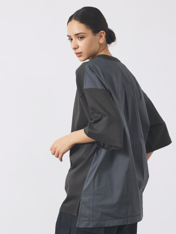 SELECT BY ABAHOUSE (MEN'S) - 【FORTUNA / フォルトゥナ】ドッキングクルーネック/Tシャツ/半袖/布帛【WEB限定】