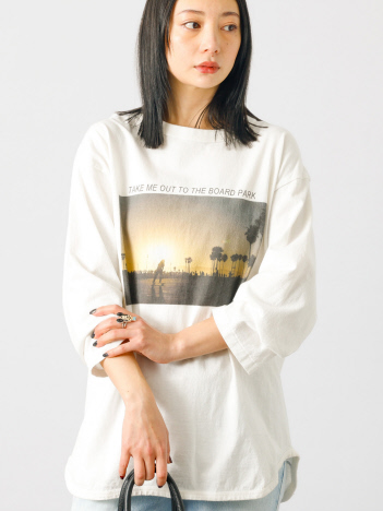 SELECT BY ABAHOUSE (Ladie's) - 【JHANKSON x Le Mélange】フォトプリント ロンT / 長袖Tシャツ【WEB限定】