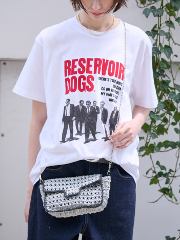 【Swaraj/スワラージ】手編みのメタリックマクラメBAG / チェーンミニバッグ / ハンドメイド