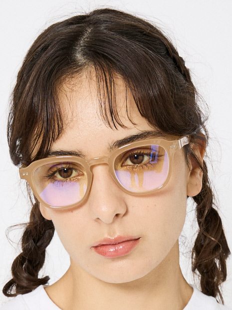 【LE FOON / ルフォーン】老眼鏡/リーティンググラス/ブルーライトカット/クリア/ウェリントン/ユニセックス【WEB限定】