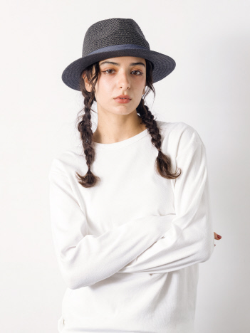 【RUBEN/ルーベン】 TWOTONE FLAT HAT　ツートンフラットハット　フェドラハット