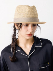 セレクト バイ アバハウス (メンズ)
【RUBEN/ルーベン】 TWOTONE FLAT HAT　ツートンフラットハット　フェドラハット