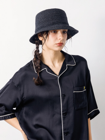 【RUBEN/ルーベン】 RAFFIA BUCKET HAT　ラフィアバケットハット