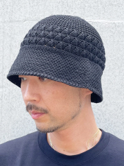 【RIVER UP/リバーアップ】Linen Openwork Knit Hat BCN-Y52025/リネン/ハット/ユニセックス【WEB限定】