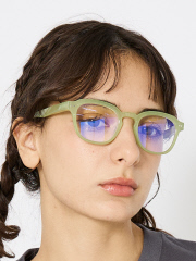 【LE FOON / ルフォーン】老眼鏡/リーティンググラス/ブルーライトカット/クリア/ウェリントン/ユニセックス【WEB限定】