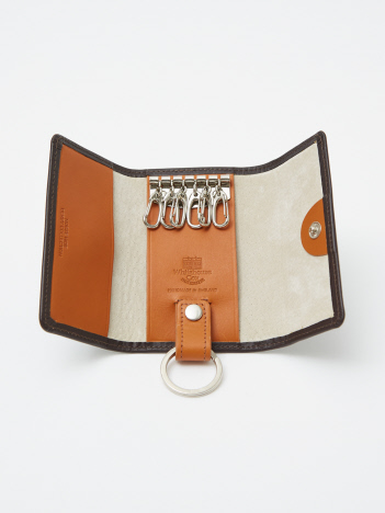 【WHITE HOUSE COX/ホワイトハウスコックス】S9692 KEY CASE WITH RING / DERBY/キーケース/牛革【WEB限定】