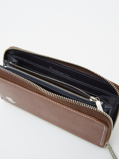 【WHITE HOUSE COX/ホワイトハウスコックス】S2622 LONG ZIP WALLET /LONDON/BRIDLE/長財布/牛革【WEB限定】