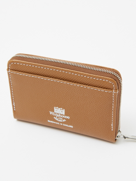 【WHITEHOUSE COX/ホワイトハウスコックス】S1941MINI ZIP PURSE / LONDONCALF × BRIDLE/ウォレット/牛革【WEB限定】【予約】