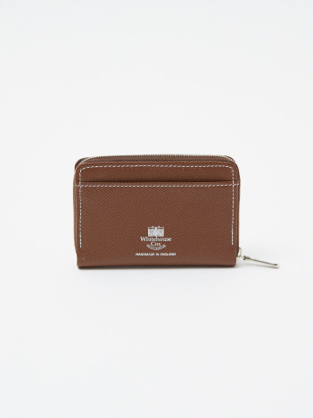 【WHITE HOUSE COX/ホワイトハウスコックス】S1941MINI ZIP PURSE / LONDONCALF × BRIDLE/ウォレット/牛革【WEB限定】