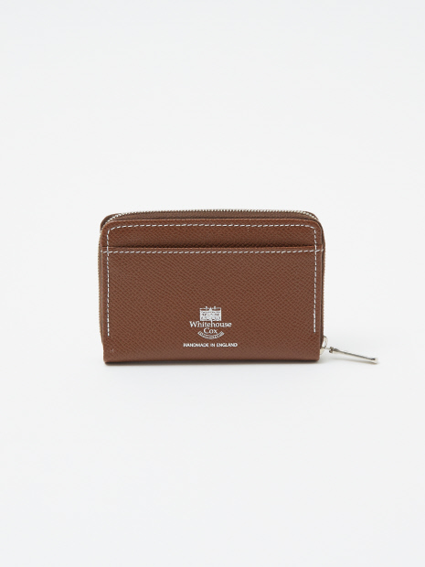 【WHITE HOUSE COX/ホワイトハウスコックス】S1941MINI ZIP PURSE / LONDONCALF × BRIDLE/ウォレット/牛革【WEB限定】