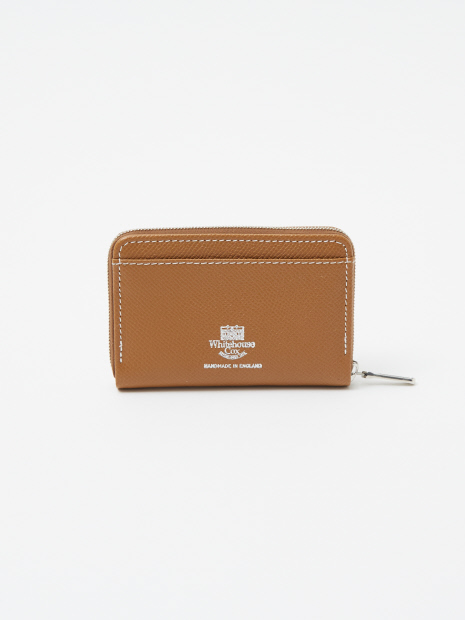 【WHITE HOUSE COX/ホワイトハウスコックス】S1941MINI ZIP PURSE / LONDONCALF × BRIDLE/ウォレット/牛革【WEB限定】