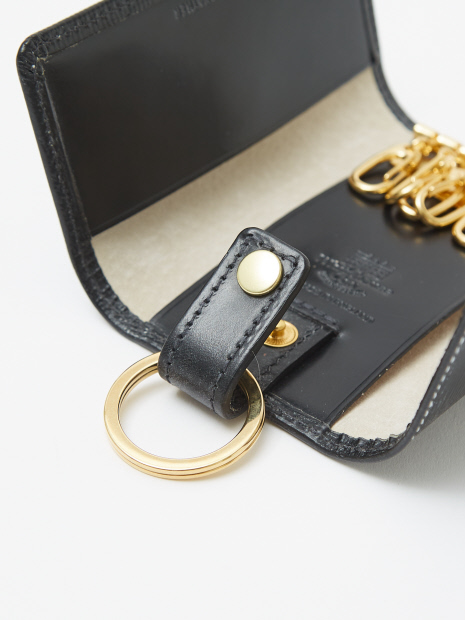 【WHITE HOUSE COX/ホワイトハウスコックス】S9692KEY CASE WITH RING / REGENT BRIDLE/キーケース/牛革【WEB限定】