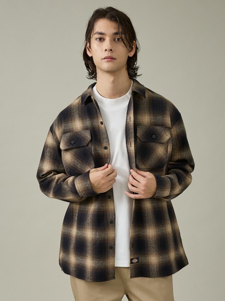 SKY　☆COMME des GARÇONS ☆オーバーサイズチェック Checked cotton poplin shirt in blue - Comme Des Garcons Shirt