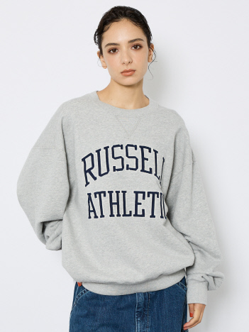 ABAHOUSE - 【RUSSELL ATHLETIC/ラッセル アスレチック】フロントワッペンロゴスウェットスウェット/ユニセックス【予約】