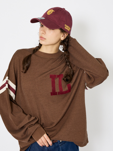 【REMI RELIEF / レミ レリーフ】ビンテージロゴフットボールロングTシャツ【予約】