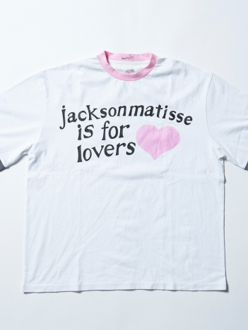ABAHOUSE - 【JACKSON MATISSE/ジャクソンマティス】is for lovers Tee/リンガーTシャツ/ユニセックス【WEB限定】【予約】