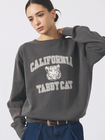ABAHOUSE - 【MIXTA/ミクスタ】TABBY CAT CREW NECK SWEAT /MXT1020007【予約】