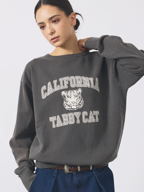 【MIXTA/ミクスタ】TABBY CAT CREW NECK SWEAT /MXT1020007【予約】