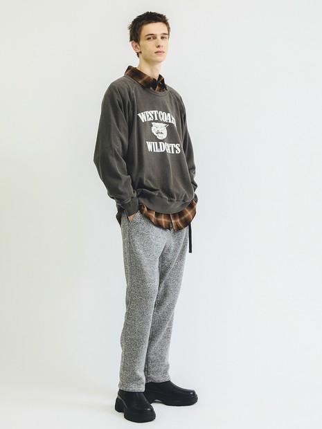 【MIXTA/ミクスタ】CREW NECK SWEAT/クルーネック/ WEST COAST WILD CATS / COUGAR TRAILS/ユニセックス