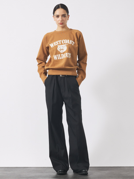 【MIXTA/ミクスタ】CREW NECK SWEAT/クルーネック/ WEST COAST WILD CATS / COUGAR TRAILS/ユニセックス【予約】