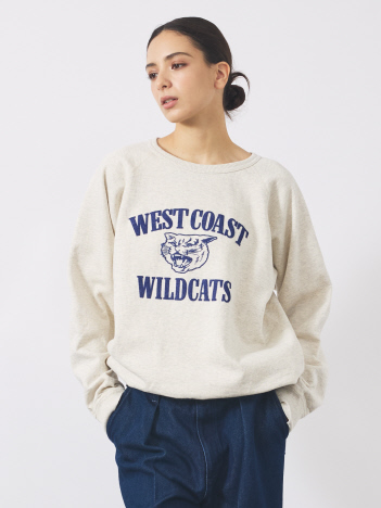 ABAHOUSE - 【MIXTA/ミクスタ】CREW NECK SWEAT/クルーネック/ WEST COAST WILD CATS / COUGAR TRAILS/ユニセックス【予約】
